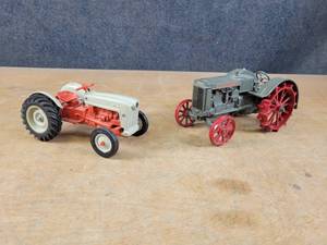 Case and Ford Tractor Diecast Models