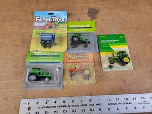 164 Scale Tractors in Packages - Deutz-Allis, John Deere, Allis Chalmers