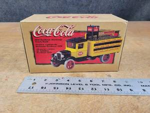 Coca-Cola 1931 Hawkeye Beverage Truck Bank Model - 134 Scale Model