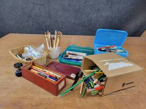 Huge Lot of Advertising Pens and Pencils - Many Local - Start your own eBay store