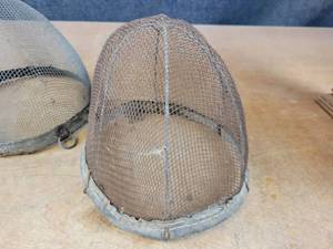 (3) Antique Horse Grazing Muzzles - Approx. 9 Diameter