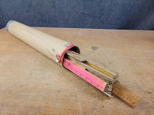 Lot of (25) Vintage Wood Yardsticks