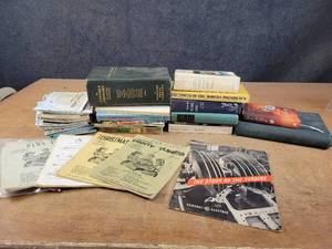 Lot of Vintage Books, Maps and More