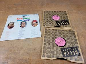 Whoopee John Records - (2) DECCA Records Marked Sample Copy, Not for Sale and Sealed The Worlds Greatest Polka Package