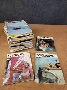 Large Lot of Vintage OVERDRIVE Truckers Magazine - 60s and 70s