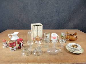 Antique Bottles, Nesting Chicken, Occupied Japan Figurine and More - NO SHIPPING