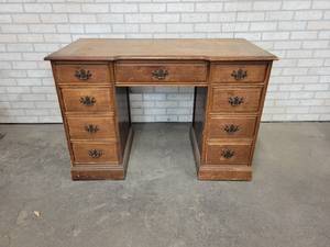 Wood Desk - Approx. 44 x 22 x 30 Tall - NO SHIPING