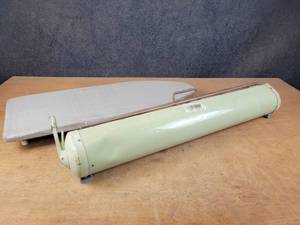 Vintage Sears Disappearing Clothesline Retractable Clothesline - Approx. 34 Long and Small Tabletop Ironing Board (32 Long) - NO SHIPPING