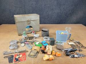 Vintage FORD Plate Topper, Vintage Keys, Emblems, Toy Cars, Vintage Halloween Candles and More