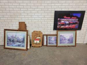 Lot of Framed Prints and More - NO SHIPPING