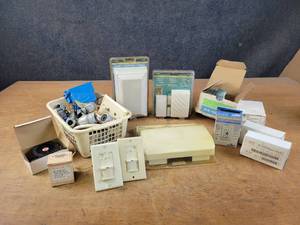 lot 89 image: Lot of Assorted HVAC  Electrical - Door Chimes, Thermostats and More