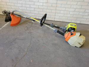 lot 187 image: Stihl and Ryobi Gas Weed Trimmers - Untested - NO SHIPPING