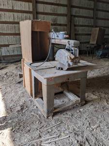lot 77 image: Delta Rockwell Radial Arm Saw - 12 Blade - 3HP 3PH Motor