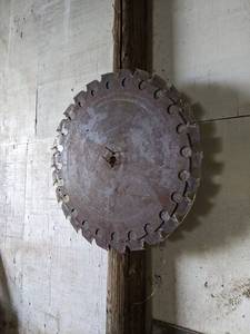 lot 92 image: Pair of Sawmill Saw Blades - Approx. 39 and 44