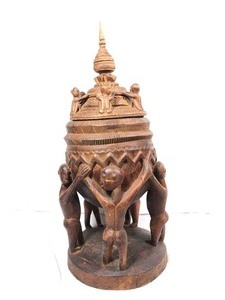 Large Fine Early Ifa Divination Bowl