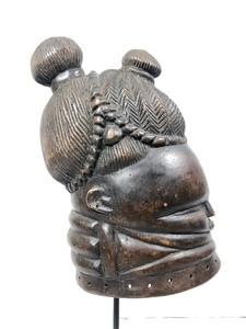 Fine African Mende Helmet Mask - Sierra Leone