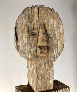 Early Giryama Ancestral Memorial Kikangu Grave Post