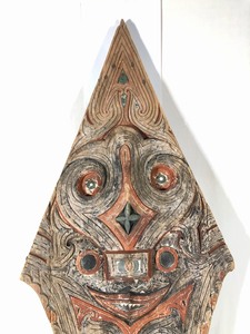 Superb LARGE Ornately Carved &amp Decorated Sumatran Architectural House Panel