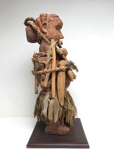 One of Matched Pair of Twin Yaka Power Figures