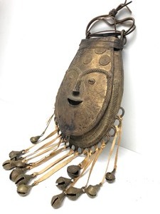 Exceptional Old West African Bronze Medicine BagContainer