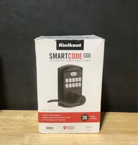 Kwikset 917 SmartCode Venetian Bronze Electronic Single-Cylinder Tustin Door Lever Featuring SmartKey Security. See Pictures