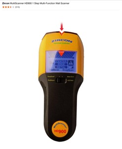 Zircon MultiScanner HD900 1 Step Multi-Function Wall Scanner. See Pictures