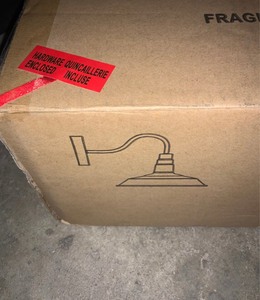 LNC Multi-functional 1-Light Black Gooseneck Indoor Wall Sconce LED Compatible. See Pictures