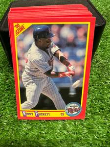 lot 16 image: Kirby Puckett - 47 1990 Score Cards
