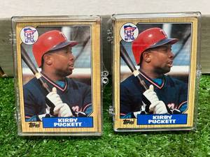 lot 24 image: 50 Kirby Puckett 1987 Topps