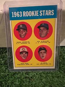 lot 32 image: 1963 Rookie Stars Pete Rose Counterfeit Original Reprint