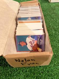 lot 35 image: Box of Nolan Ryan Cards