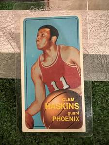 lot 45 image: 1970-1971 Clem Haskins RC