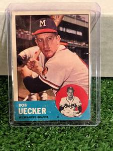lot 46 image: 1963 Topps Bob Uecker #126