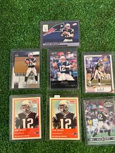 lot 51 image: Tom Brady Cards