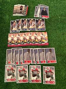 lot 60 image: Hit Football Cards - Adrian Peterson, Vince Young