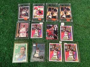 lot 78 image: Allen Iverson Cards
