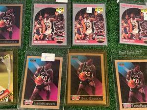 lot 111 image: David Robinson Cards including RCs