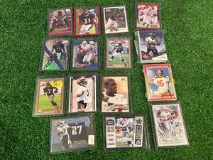 lot 130 image: Football Cards RCs & Stars - Jamal Lewis, LaDainian Tomlinson, Emmitt Smith, Eddie George & More