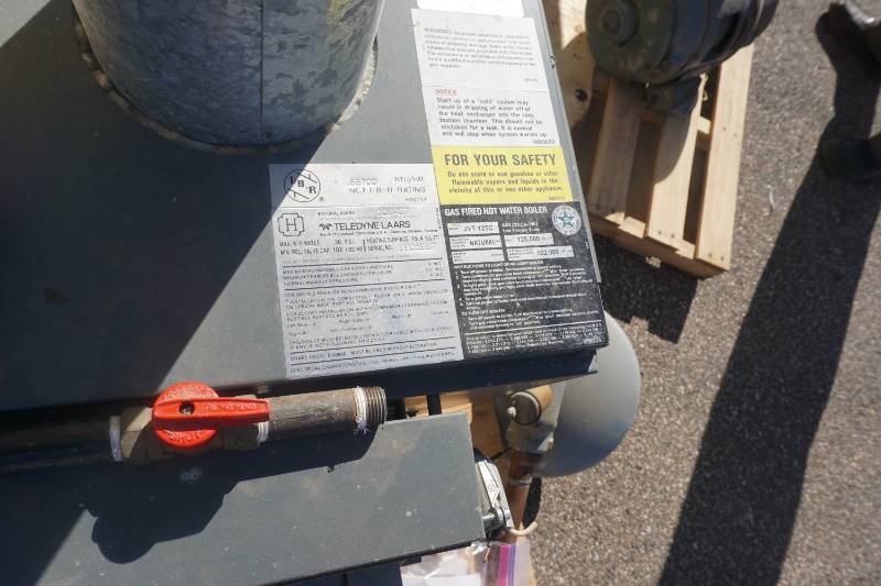 Teledyne Laars Model JVT-125C Gas Fired Hot Water Boiler System | South  Metro Plumbing Heating and Equipment | K-BID