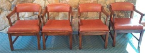 lot 5 image: 4 Side Chairs With Arms