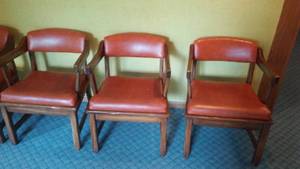 lot 6 image: 3 Side Chairs With Arms
