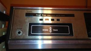 lot 82 image: Vintage Channel Master AM FM 8 Track stereo.