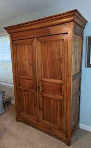 Antique Louis Philippe Wooden Armoire