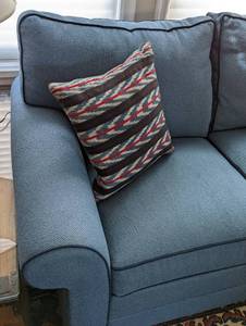 Blue Ethan Allen Loveseat