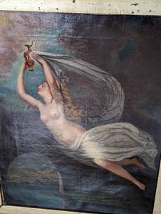 Gorgeous Antique Framed Reproduction Artwork