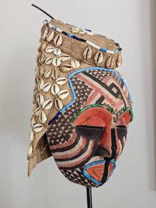Decorative African Tribal Mask on Stand