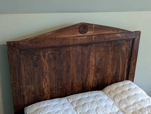 Pair of Vintage Wood Twin Bed Frames