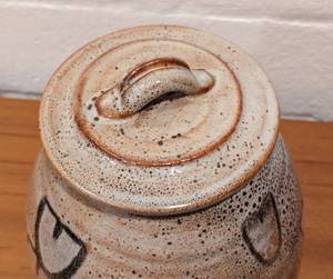 Lidded Stoneware Jug
