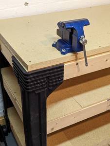 Workbench with Vise