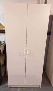 Pair of White Storage Cabinets